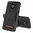 Dual Layer Rugged Tough Case & Stand for Motorola Moto Z3 Play - Black